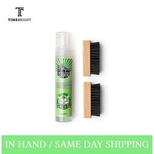 Authentic ShoeLada Foam Shoe Cleaner And Conditioner Brush Kit IN HAND FAST SHIP